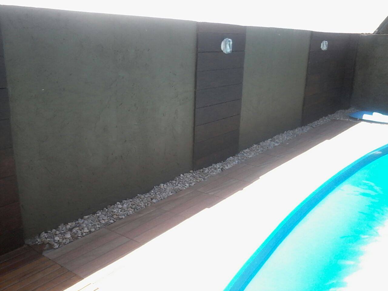 Instalação piscina 6x3, deck, pisos