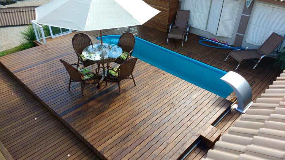 Instalação de deck móvel